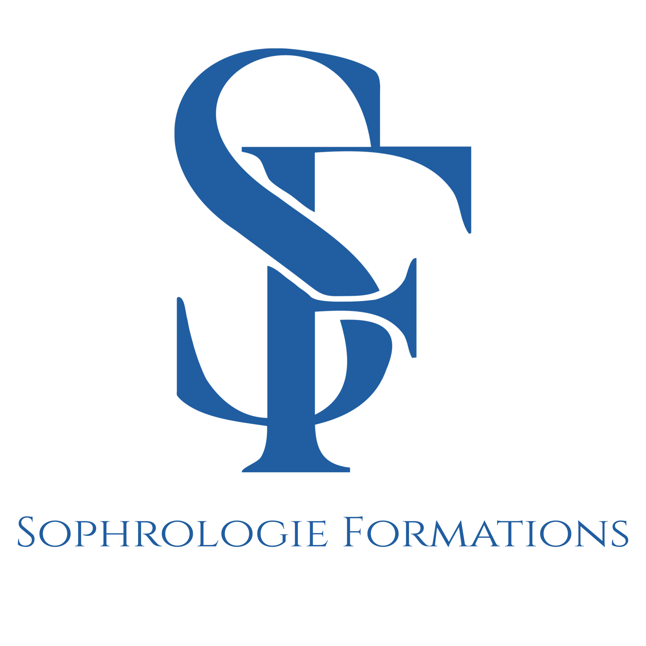 LogoECOLESophrologie Formations Texte Strong Blue